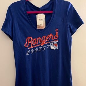 New York Rangers Majestic Short Sleeve Teeshirt